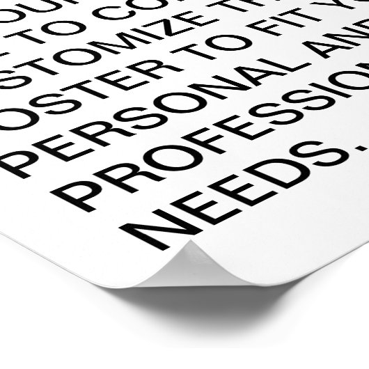 gele bulseye QR-code Poster (Hoek)