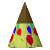 Gele bumble bee ballons Birthday Pet Feesthoedjes (Achterkant)