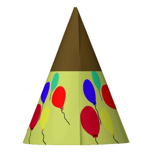 Gele bumble bee ballons Birthday Pet Feesthoedjes (Achterkant)