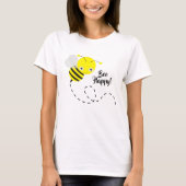 Gele Bumble Bee, fijn voor je! T-shirt (Voorkant)