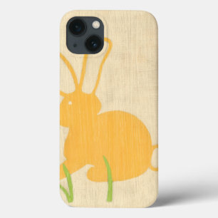 Gele Bunny en groene gras door Chariklia Zarris Case-Mate iPhone Case