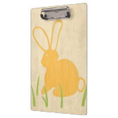 Gele Bunny en groene gras door Chariklia Zarris Klembord (Links)