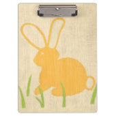 Gele Bunny en groene gras door Chariklia Zarris Klembord (Voorkant)