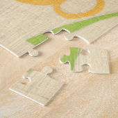 Gele Bunny en groene gras door Chariklia Zarris Legpuzzel (Zijkant)