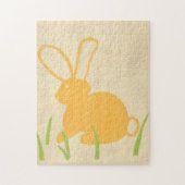 Gele Bunny en groene gras door Chariklia Zarris Legpuzzel (Verticaal)