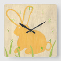 Gele Bunny en groene gras door Chariklia Zarris