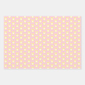 Gele bunny Wrapping Paper Sheets (Voorkant 3)