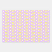 Gele bunny Wrapping Paper Sheets (Voorkant)