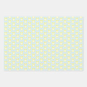 Gele bunny Wrapping Paper Sheets (Voorkant 2)