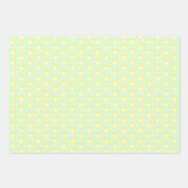 Gele bunny Wrapping Paper Sheets (Voorkant)
