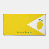 Gele bureaumat met citroen (Voorkant)