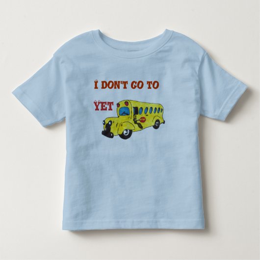 GELE BUS PIC KINDER SHIRTS (Voorkant)