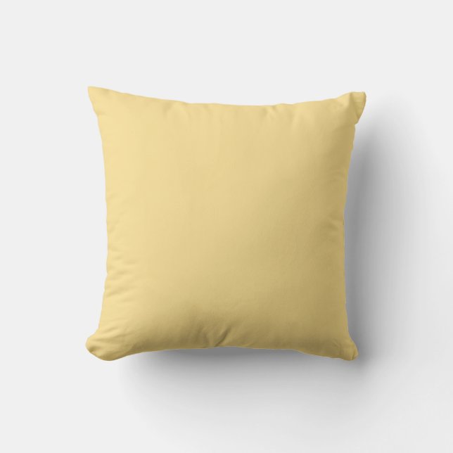  gele butter Lemon Shade of Light Yellow Kussen (Voorkant)
