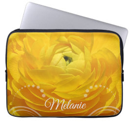 Gele buttercup - Aangepaste laptophoes Laptop Sleeve