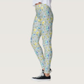 Gele Buttercups en Blue Iris Leggings (Links)