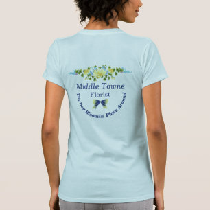 Gele Buttercups en Blue Iris T-shirt
