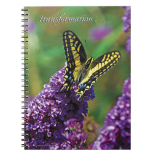 Gele Butterfly I - Spiral notebook Notitieboek