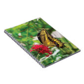 Gele Butterfly III - Spiral notebook Notitieboek (Rechterzijde)