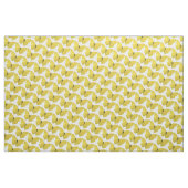 Gele butterfly Pattern Custom Designer Fabric Stof (Yard (91,4 cm))