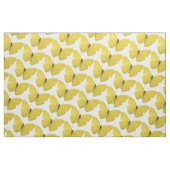 Gele butterfly Pattern Custom Designer Fabric Stof (Fat Quarter)