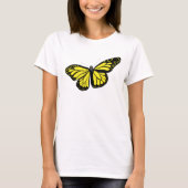 Gele Butterfly T-Shirt (Voorkant)