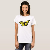 Gele Butterfly T-Shirt (Voorkant volledig)