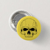 Gele Button (Voorkant /achterkant)