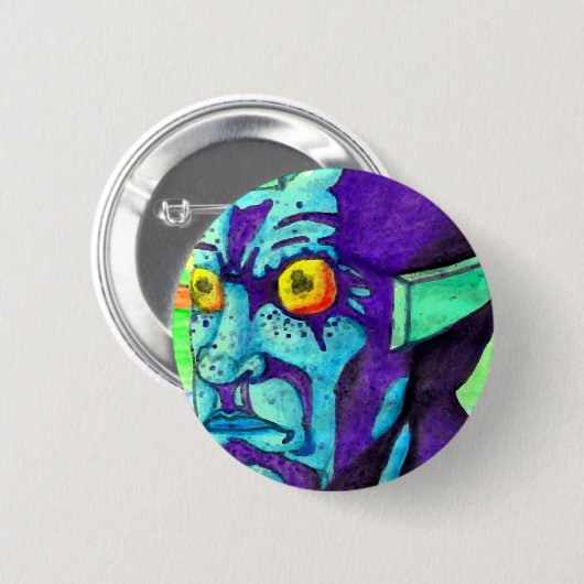 Gele Button (Voorkant /achterkant)