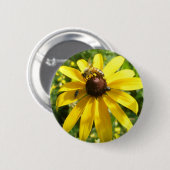 Gele Button Coneflower (Voorkant /achterkant)