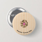 Gele Buttonnen Bootstrap CSS | hoekhoek Ronde Button 5,7 Cm (Voorkant /achterkant)