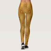 Gele Buttonnen Leggings (Achterkant)