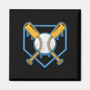 Gele Bysebyll Home Plate Jongens Bysebyll Byt Byse Magneet