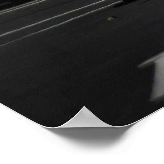 Gele cabinefrage poster (Hoek)