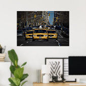 Gele cabinefrage poster (Thuiskantoor)