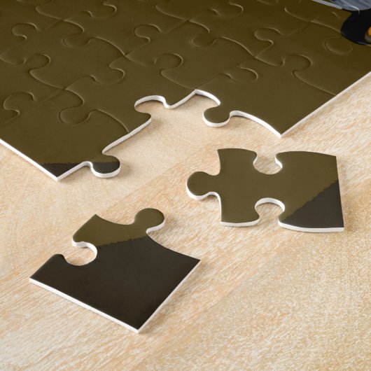 Gele Cabrio, puzzel (Zijkant)