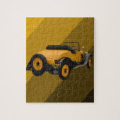 Gele Cabrio, puzzel (Verticaal)