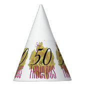 Gele Cactus Bloem 50 en Fabulous Verjaardag Feesthoedjes (Rechts)