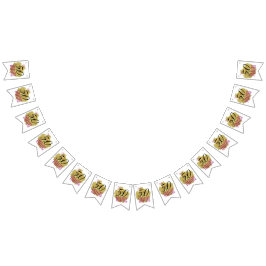 Gele Cactus Bloem 50 en Fabulous Verjaardag Vlaggetjes