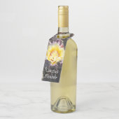 Gele cactus bloem in de lente flessenhanger (Schuin)