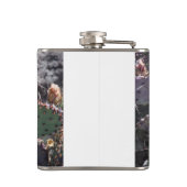 Gele cactus bloem in de lente heupfles (Achterkant)