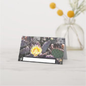 Gele cactus bloem in de lente plaatskaartje (Voorkant)