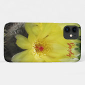 Gele Cactus Bloem iPhon Hoesje Custom (Achterkant (horizontaal))