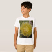 Gele Cactus In Bloei T-shirt (Voorkant volledig)