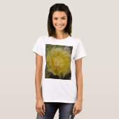 Gele Cactus In Bloei T-shirt (Voorkant volledig)