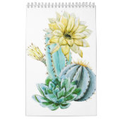 Gele cactus ventilator kalender (Hoes)