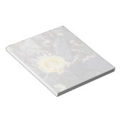 Gele cactusbloem notitieblok (Schuin)