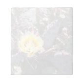 Gele cactusbloem notitieblok (Voorkant)