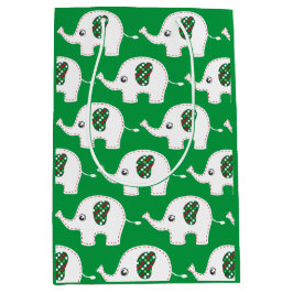 Gele cadeautas voor olifanten