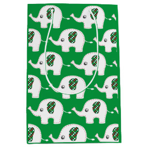 Gele cadeautas voor olifanten