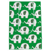 Gele cadeautas voor olifanten (Achterkant)